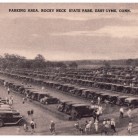 Postcard of the Parking Area, Rocky Neck State Park, East Lyme