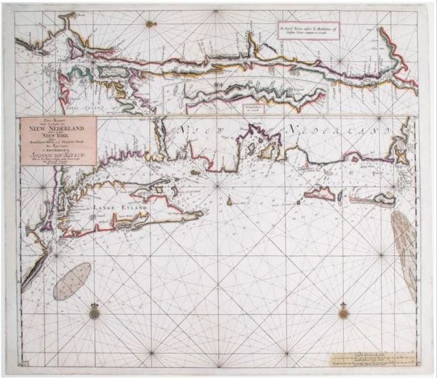 Chart of the Coast of New York and New England