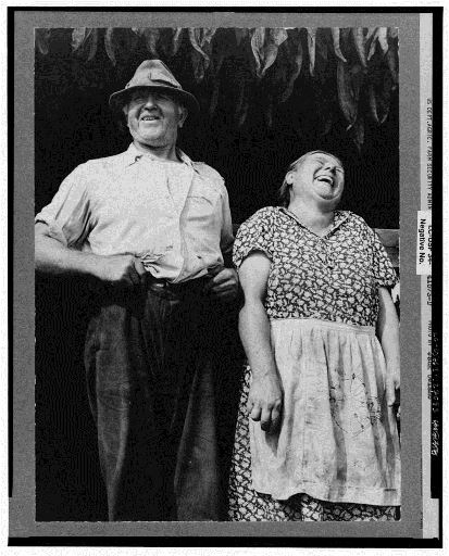 Jack Delano, Mr. and Mrs. Andrew Lyman, Polish tobacco farmers near Windsor Locks, Connecticut - Office of War Information, Library of Congress, Prints and Photographs Division