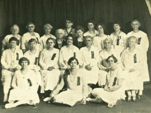 Group photograph of the 1927 elected officials of the Connecticut's Woman's Relief Corps - Connecticut State Library, State Archives
