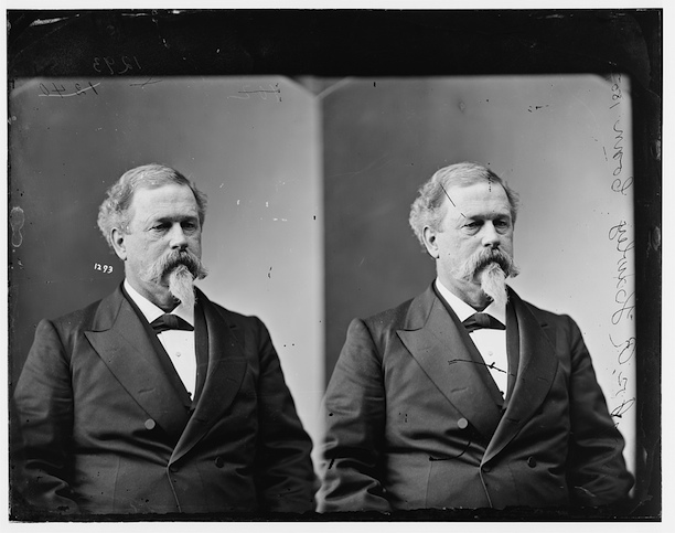 Glass negative of Connecticut Senator Joseph Roswell Hawley, ca. 1865–80 - Library of Congress, Prints and Photographs Collection, Brady-Handy Collection