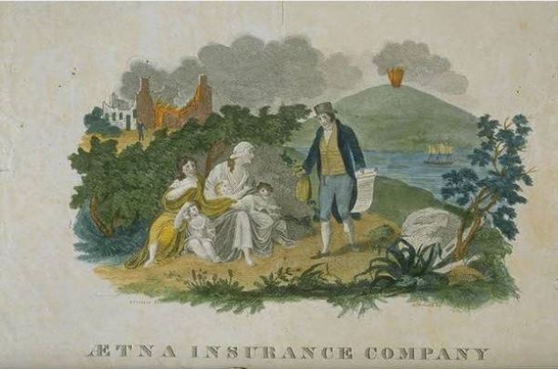 Advertisement for the Aetna Insurance Company, Hartford, 1828 - Connecticut Historical Society and Connecticut History Online