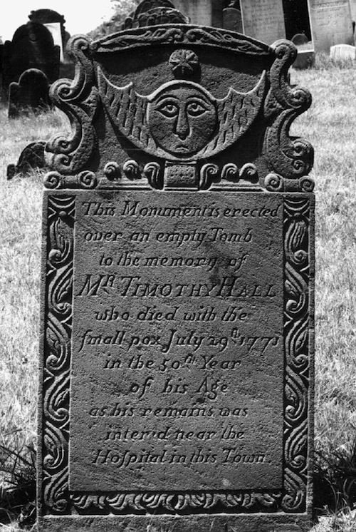 Mr. Timothy Hall who died with the small pox July 29th, 1775