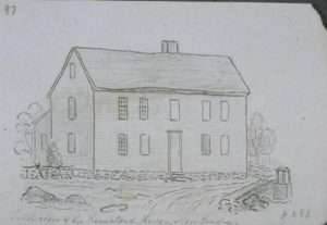 John Warner Barber, South view of the Hempstead house, New London, 1836