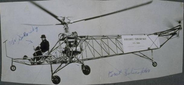 Igor Sikorsky and the first successful helicopter built in America, Stratford