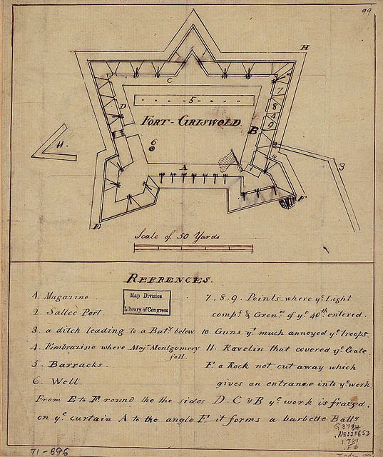 Fort Griswold, 1781