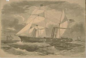 Navy Steamship Galena, 1861