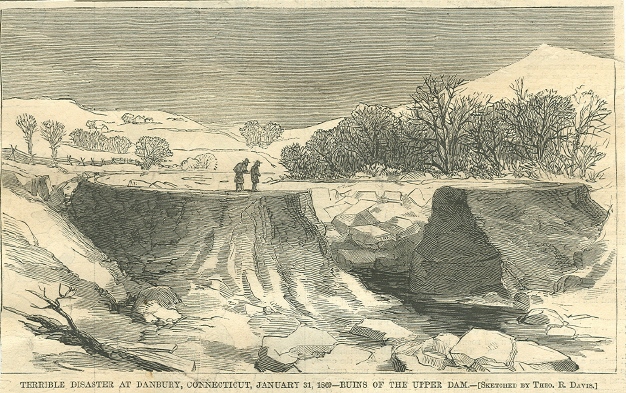 Ruins of the Upper Dam of the Kohanza Reservoir in Danbury