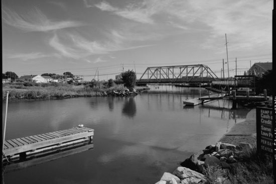 Singing Bridge, U.S. Route 1, over Patchogue River, Westbrook