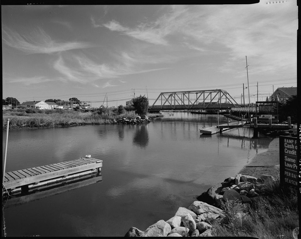 Singing Bridge, U.S. Route 1, over Patchogue River, Westbrook