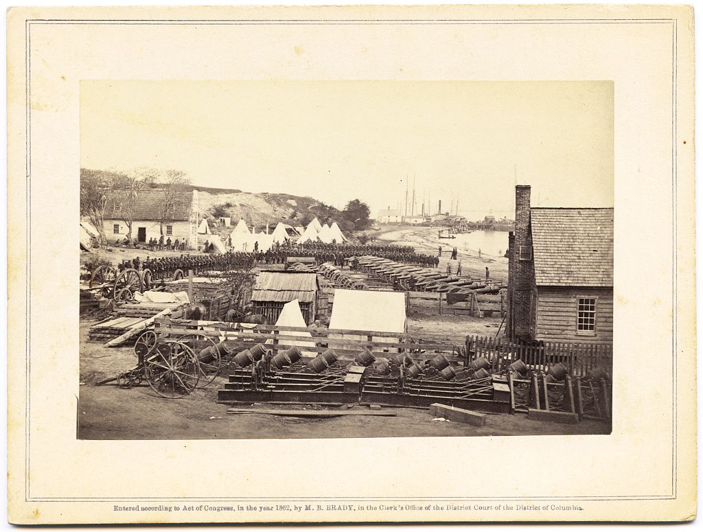 Civil War encampment