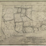 Map of the state of Connecticut showing Indian trails, villages and sachemdoms