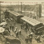 The White Mountain Express, traveling 50 miles per hour went off the track in Greenwich