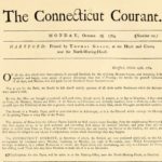Illustration of "The Connecticut Courant", Oct. 29, 1764