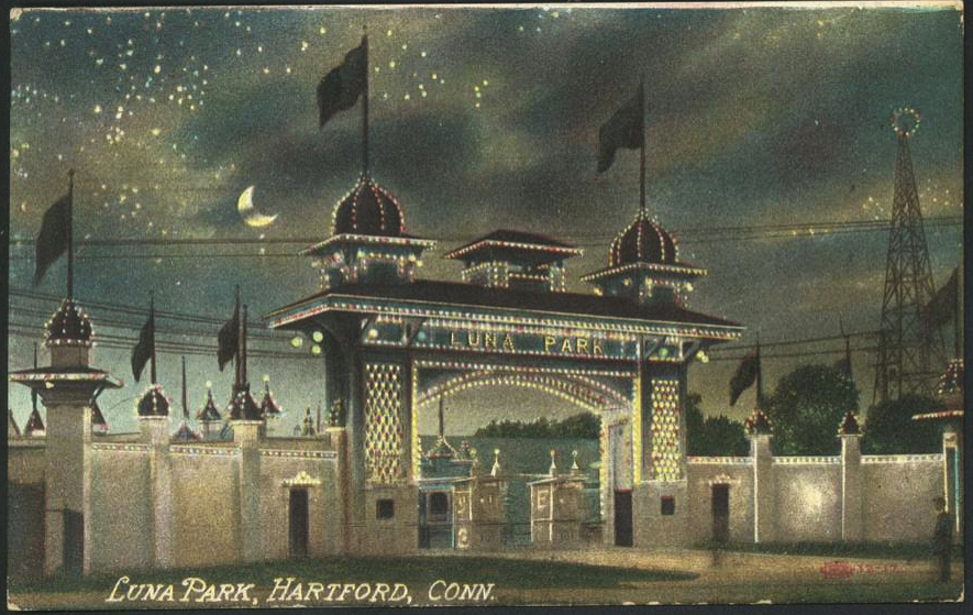 Postcard of Luna Park, Hartford