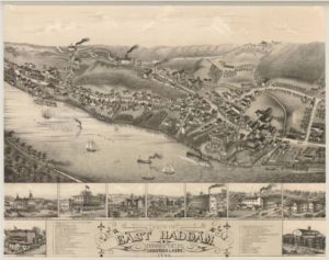 View of East Haddam. Connecticut. And Goodspeed's Landing