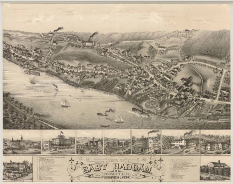 A Bird’seye View of East Haddam Connecticut History a CTHumanities