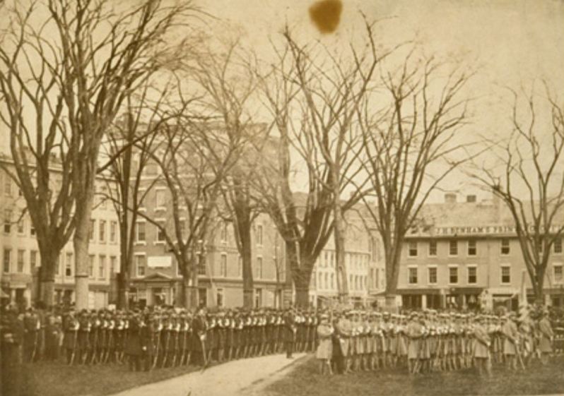 A Muster Ceremony, New Haven Green