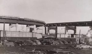 Charter Oak Bridge construction, ca. 1941