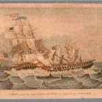 Combat between the Frigate Constitution and the British Frigate Guerriere