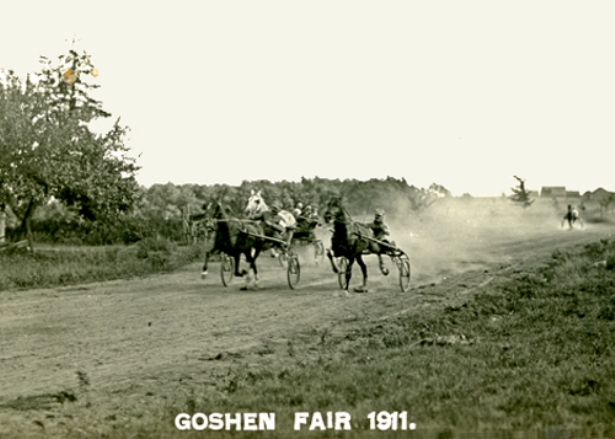 Horse race, Goshen Fair, 1911