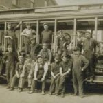 Hartford Street Railway Company Electricians, ca. 1907. Electrifying the railroad created new jobs