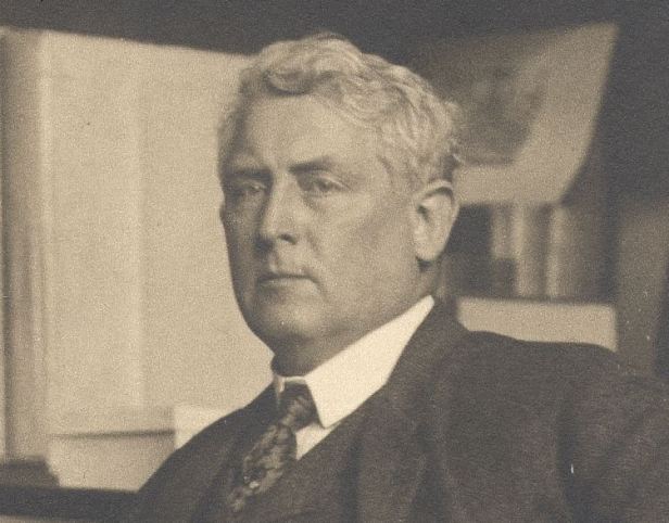 Detail of Julian Alden Weir from a portrait of Weir in his studio, ca. 1910