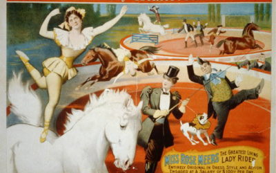The Barnum & Bailey Greatest Show on Earth. Miss Rose Meers, the Greatest living lady rider