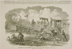 Collision on the Housatonic Railroad near Bridgeport