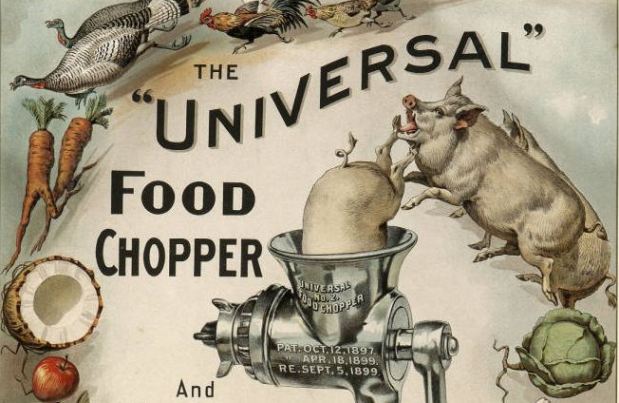 landers frary clark food meat chopper no 2