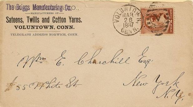 Envelope of the Briggs Manufacturing Company