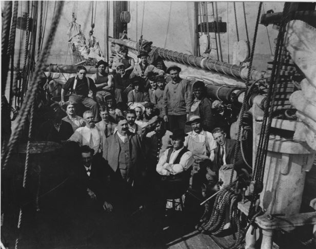 Crew of the Whaling Schooner, Margaret