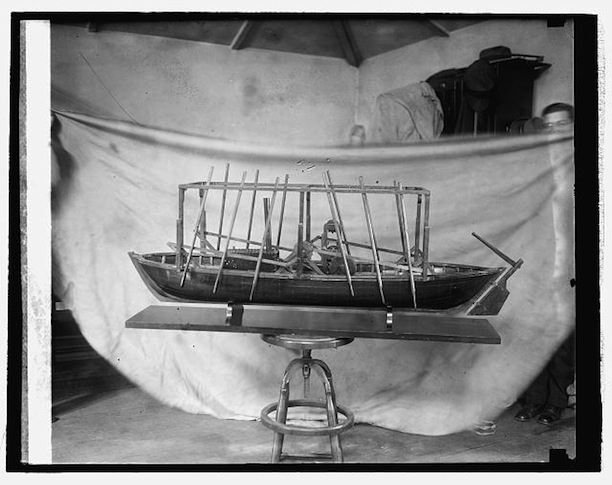 John Fitch's steamboat model