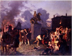Pulling Down the Statue of King George II, New York City
