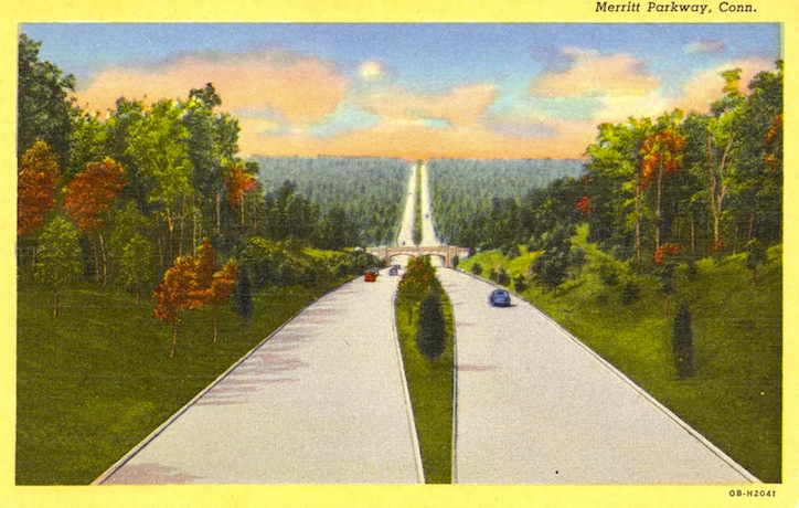Postcard of the Merritt Parway, Conn.