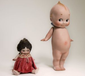 An example of two different Kewpie dolls