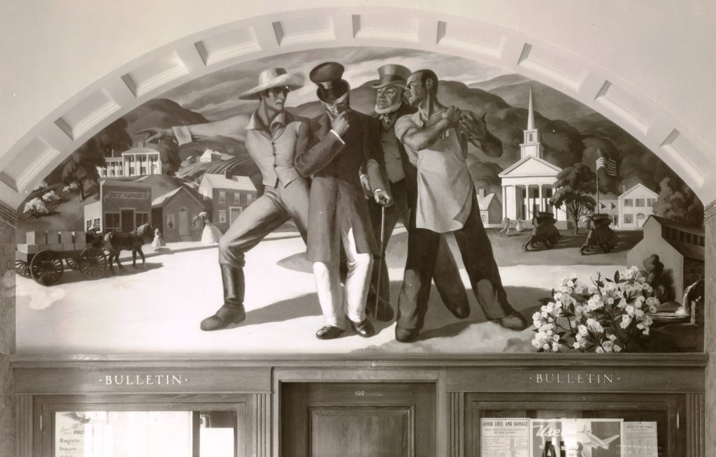 Hope on the Wall Connecticut’s New Deal Post Office Murals