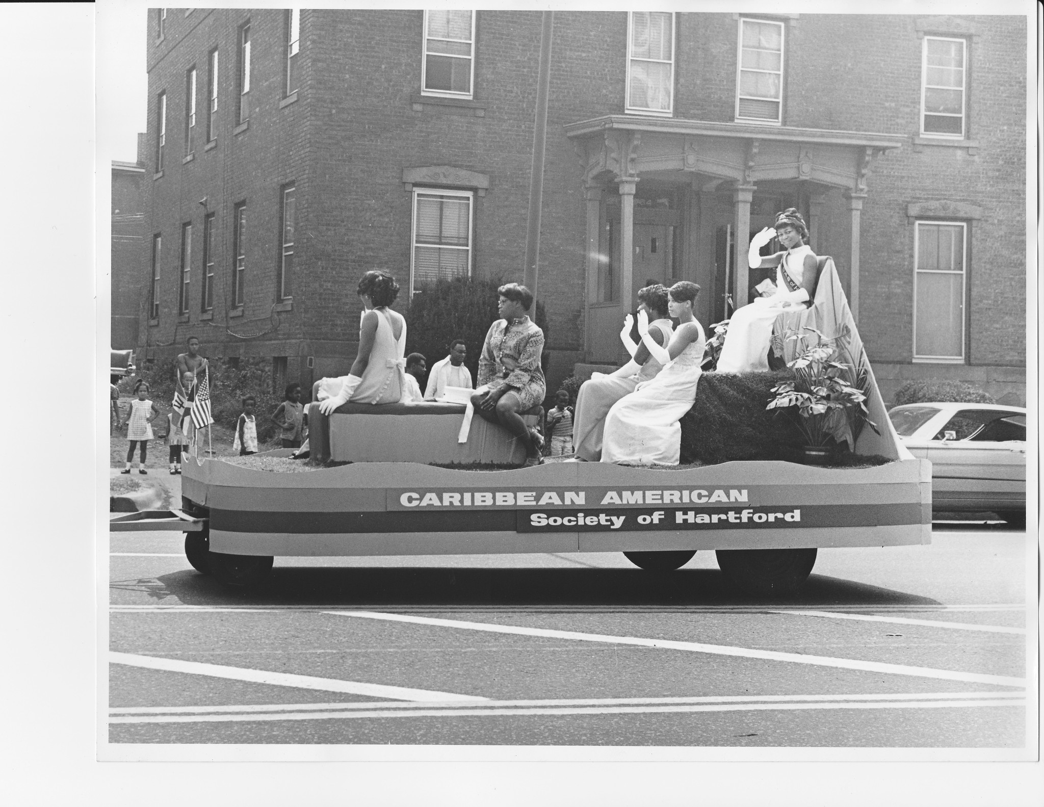 The Caribbean American Society float in the West Indian Parade