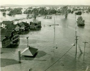 Flooding along the Connecticut River in Middletown