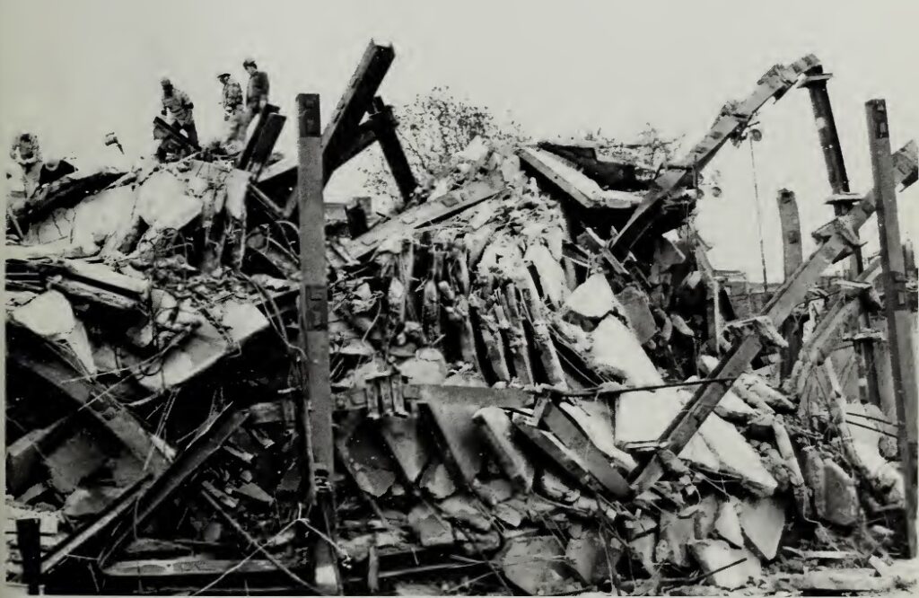 Image of a collapsed building