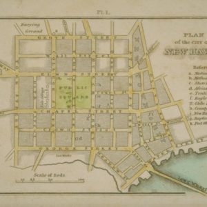 Map of Plan of the city of New Haven - Connecticut Historical Society Museum & Library