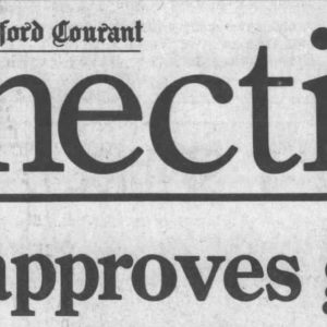April 18, 1991 Headline after State Senate approved gay-rights bill - Hartford Courant