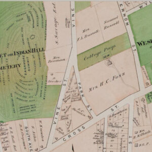 Detail of a map of Middletown, Connecticut