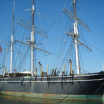 Photograph of a whaling ship