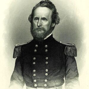 Engraving of a man from the waist up